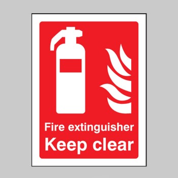 Fire Extinguisher Keep Clear