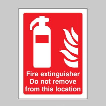 Fire Extinguisher Do Not Remove
