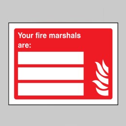 Your Fire Marshals Are (Space for 3 People) - 