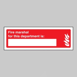Fire Marshal for this Department Is - 