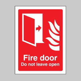 Fire Door Do Not Leave Open - 