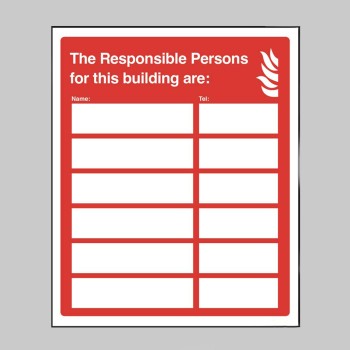 The Responsible Persons for this Building are: - 