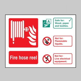 Hose Reel Identification Sign - 