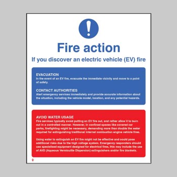 Fire Action - Electric Vehicle - 