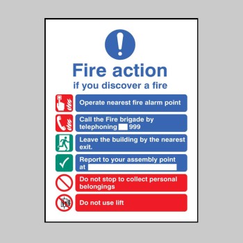 EEC Fire Action (Manual Call 999) - Lift in Building