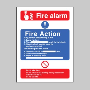 Fire Action / Call Point without Lift