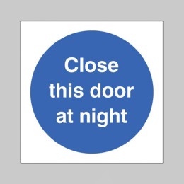 Close this Door At Night - 