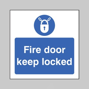 Fire Door Keep Locked - 