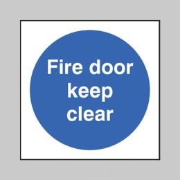 Fire Door Keep Clear - 