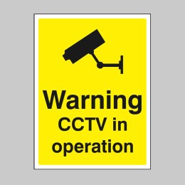 Warning - CCTV in Operation - 