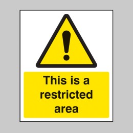 This Is a Restricted Area - 