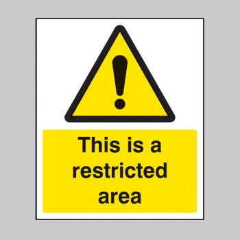 This Is a Restricted Area - 