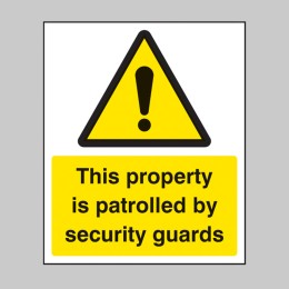 This Property Is Patrolled By Security Guards - 