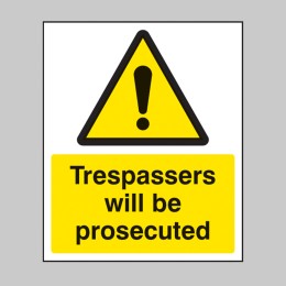 Trespassers Will be Prosecuted - 