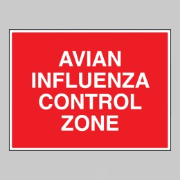 Avian Influenza Control zone - 