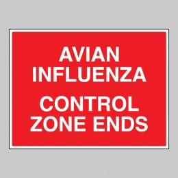 Avian Influenza Control Zone Ends - 