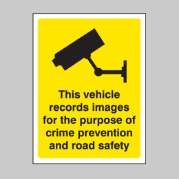 Cameras Are Fitted to this Vehicle - 