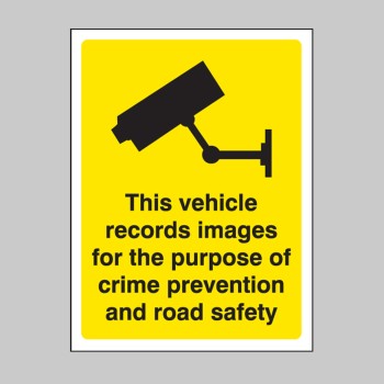 Cameras Are Fitted to this Vehicle - 