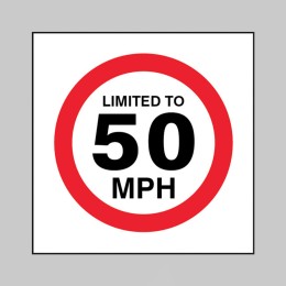 Limited to 50mph - 