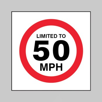 Limited to 50mph - 