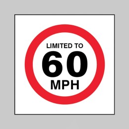 Limited to 60mph - 