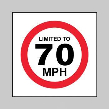 Limited to 70mph - 