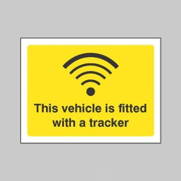 This Vehicle is Fitted with a Tracker - 