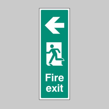Fire Exit - Left (Portrait) - 