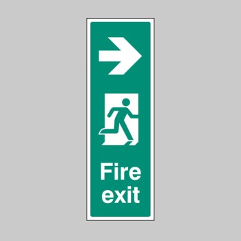 Fire Exit - Right (Portrait) - 