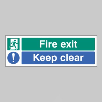 Fire Exit - Keep Clear - 