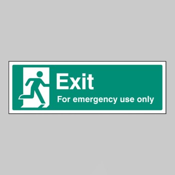 Exit for Emergency Use Only - 
