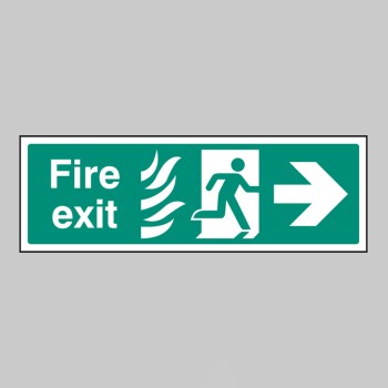 HTM Fire Exit - Arrow Right - 