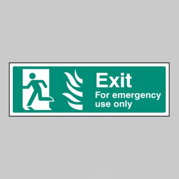 HTM Exit for Emergency Use Only - Left - 