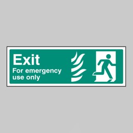 HTM Exit for Emergency Use Only - Right - 