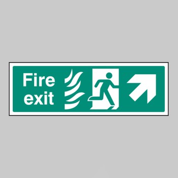 HTM Fire Exit - Arrow Up Right  - 