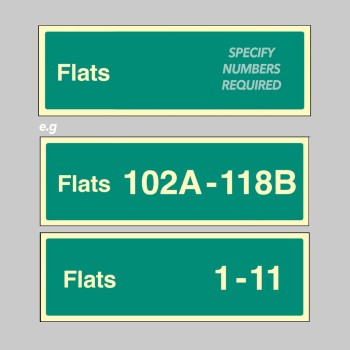 Flats X-Y (Specify when Ordering: eg 1-20) - Stairway Dwelling ID - Flats X-Y (Specify when Ordering: eg 1-20) - Stairway Dwelling ID -