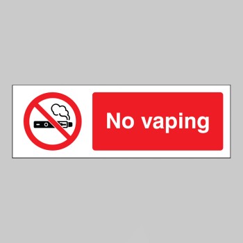 No Vaping - No Vaping -