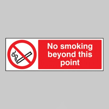 No Smoking Beyond this Point - 