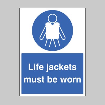 Life Jackets Must be Worn - Life Jackets Must be Worn -