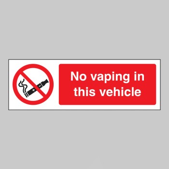 No Vaping in this Vehicle - 
