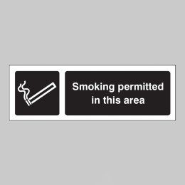 Smoking Permitted in this Area - 