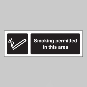 Smoking Permitted in this Area - 
