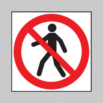 No Admittance Symbol - 
