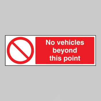 No Vehicles Beyond this Point - 