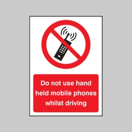 Do Not Use Hand Held Mobiles Driving - 