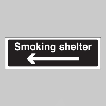 Smoking Shelter - Arrow Left - 