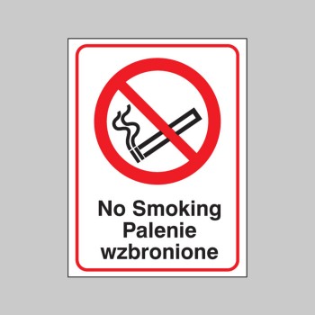 No Smoking (English / Polish) - 