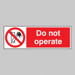 Do Not Operate - 