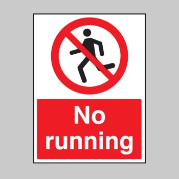 No Running - 