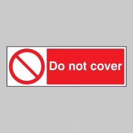 Do Not Cover - 
